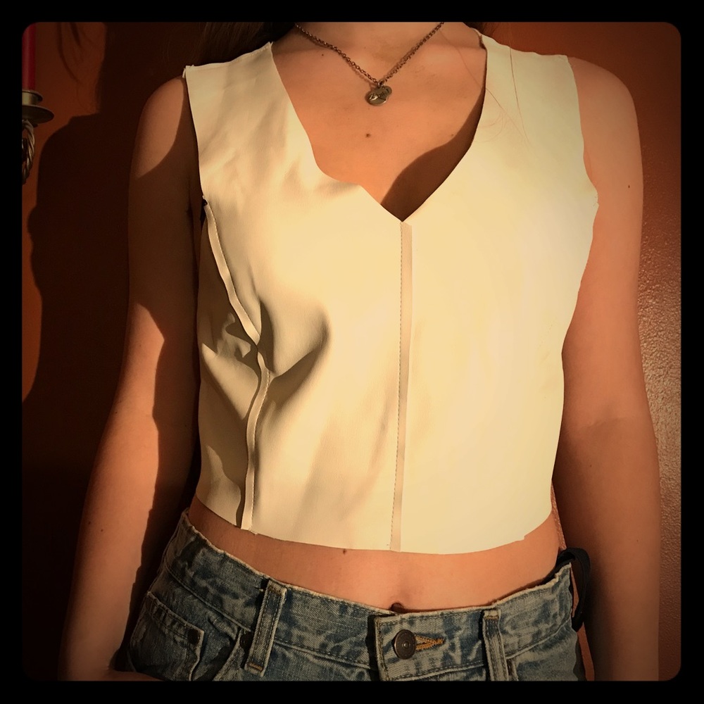 Zara Trafaluc Collection’s Season White Crop Top